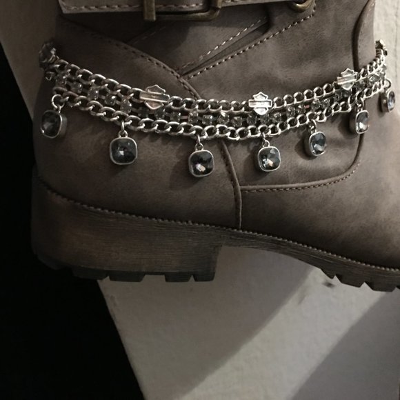 Last ONE Harley Davidson Bar & Shield Chain for Boots, Pants, Belly  Dr2 - Picture 5 of 13